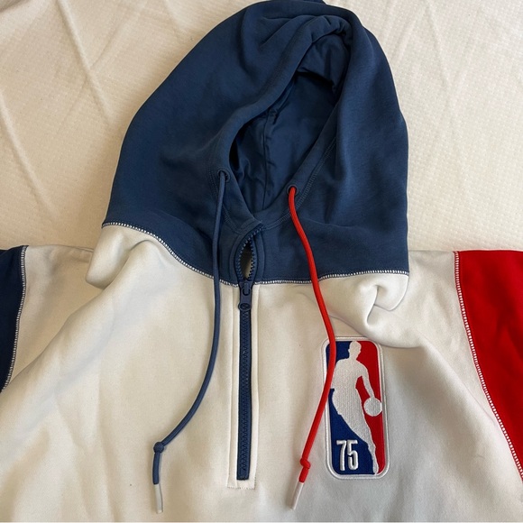 NBA Nike Team 31 75th anniversary courtside fleece half-zip hoodie Size Medium - Picture 7 of 13